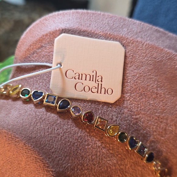 Camila Coelho Gold Multicolor Necklace - Picture 3 of 6